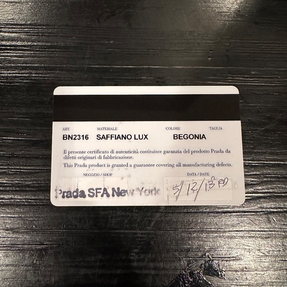 PRADA  Saffiano Lux Mini Galleria Double Zip Tote Begonia - Picture 10 of 16